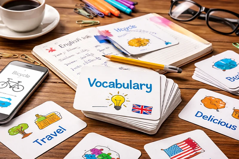 تکنیک های یادگیری زبان انگلیسی با فلش کارت