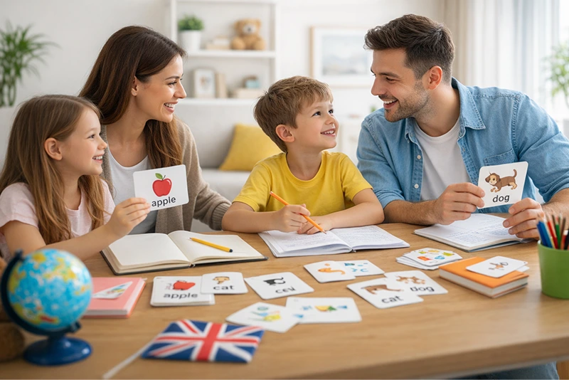 چگونه با فرزندان در خانه انگلیسی صحبت کنیم؟