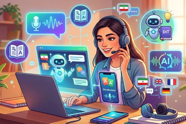 روش های تمرین زبان با هوش مصنوعی